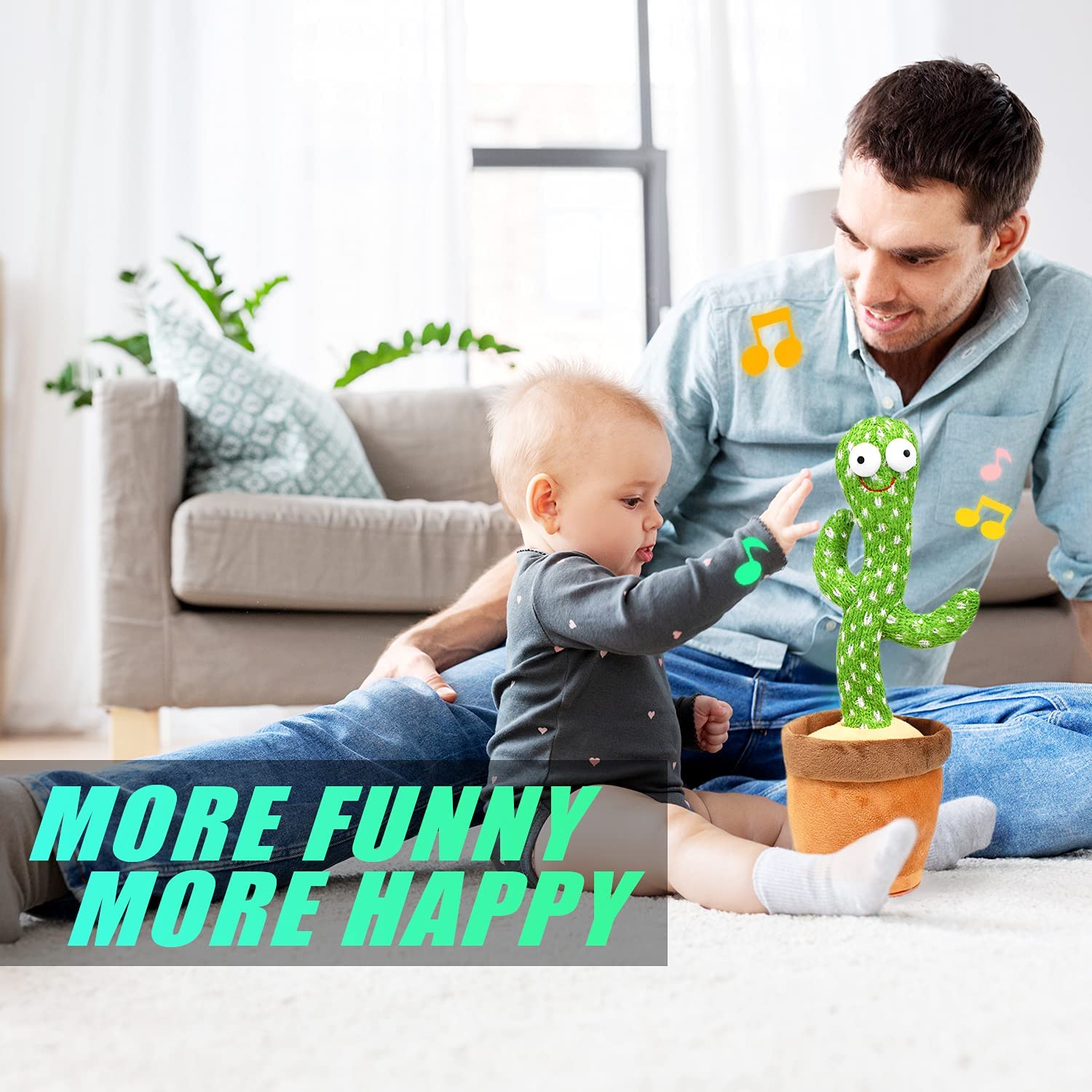 

Dancing Cactus Electronic Shake Dancer Cactus Plush Dolls Rechargeable Childhood Education Toys 120 Songs Wiggling Ornament