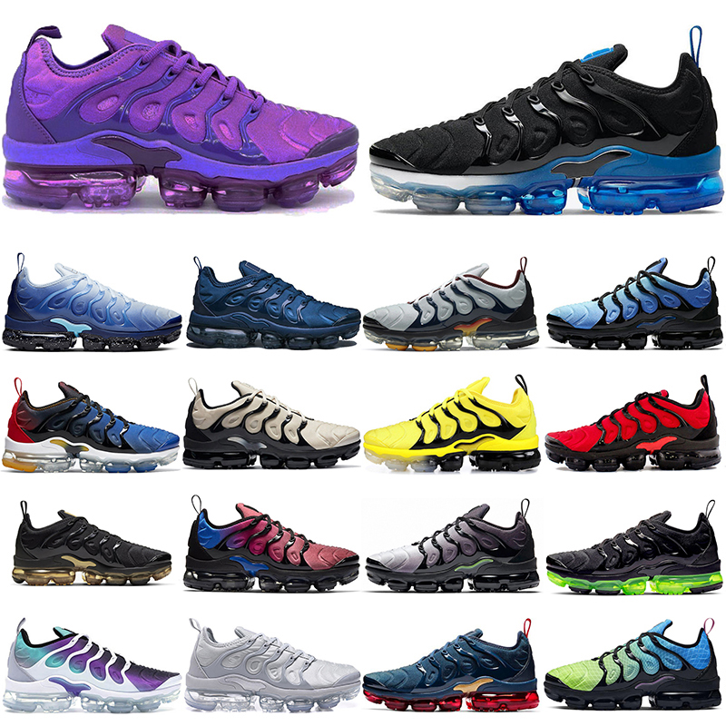 

breathable max tn plus running shoes for men women Triple Black White Fresh Atlanta Lemon Lime Bred Game Royal mens trainers sports sneakers size us 13, White red