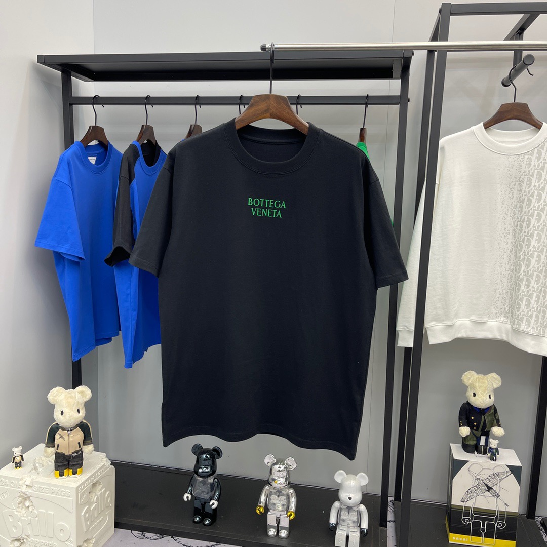 

2021ss spring and summer new high grade cotton printing short sleeve round neck panel T-Shirt Size: m-l-xl-xxl-xxxl Color: black white A494, Green