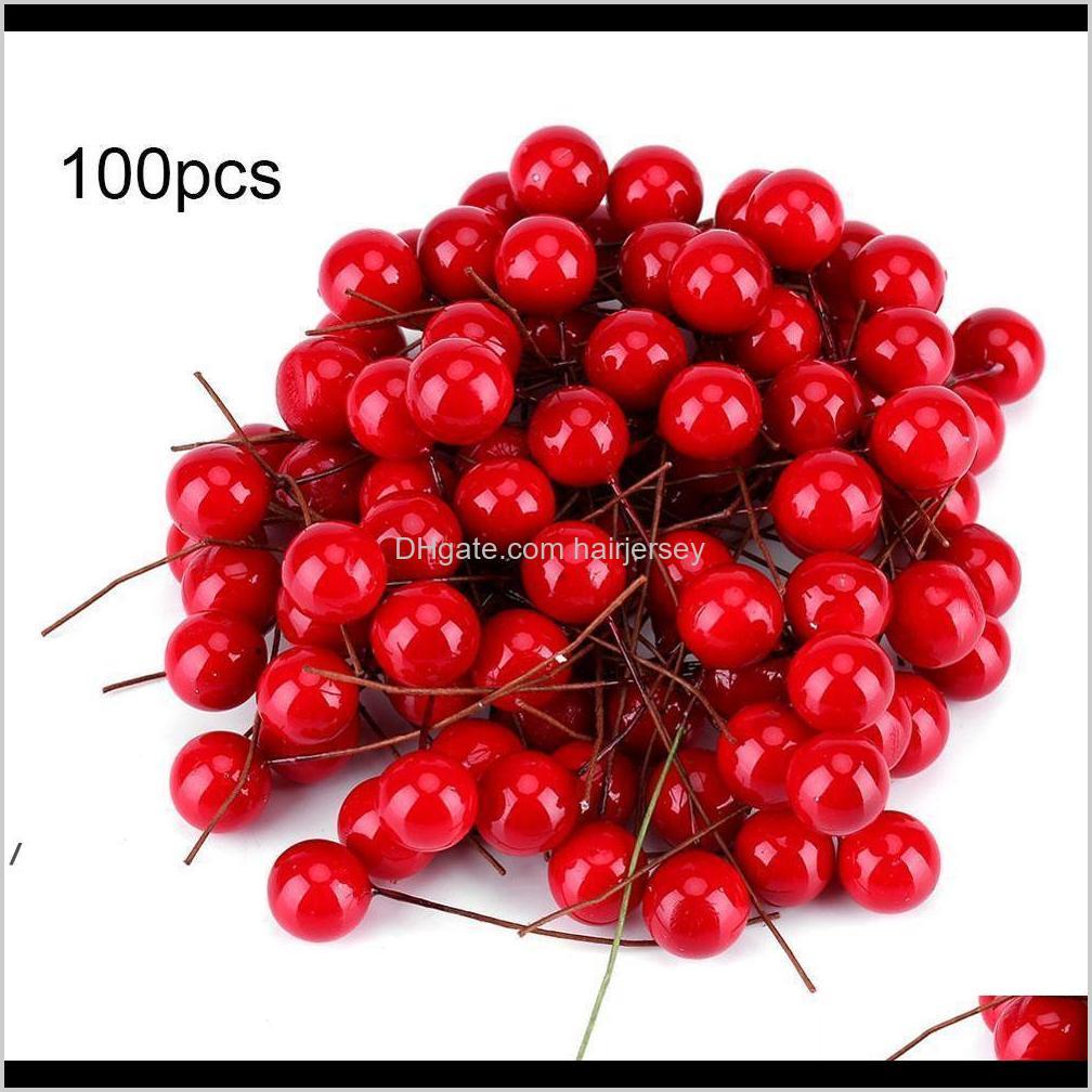 

Festive Party & Drop Delivery 2021 Artificial Red Holly Berry Stamen Home Garden Decorations Christmas Diy Decoration Supplies Nhb6198 Kepnb