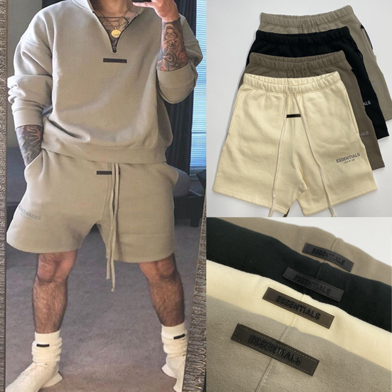 

21SS Mens Reflective Logo Shorts Sweatshorts Casual Joggers Harem-Shorts Men Women Hip Hop Streetwear MG210053, White;black