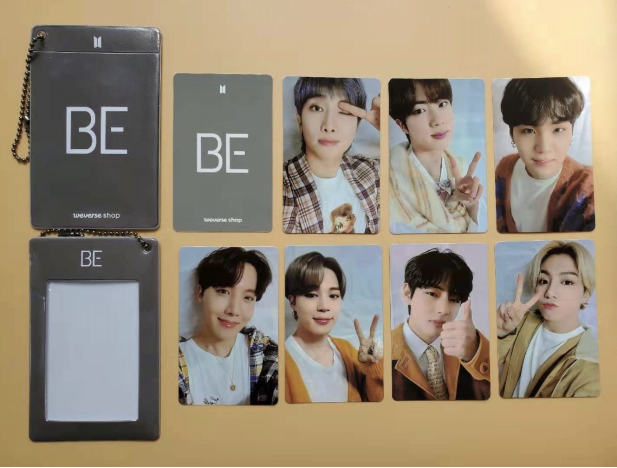 

10set/ lot bts be cards as official