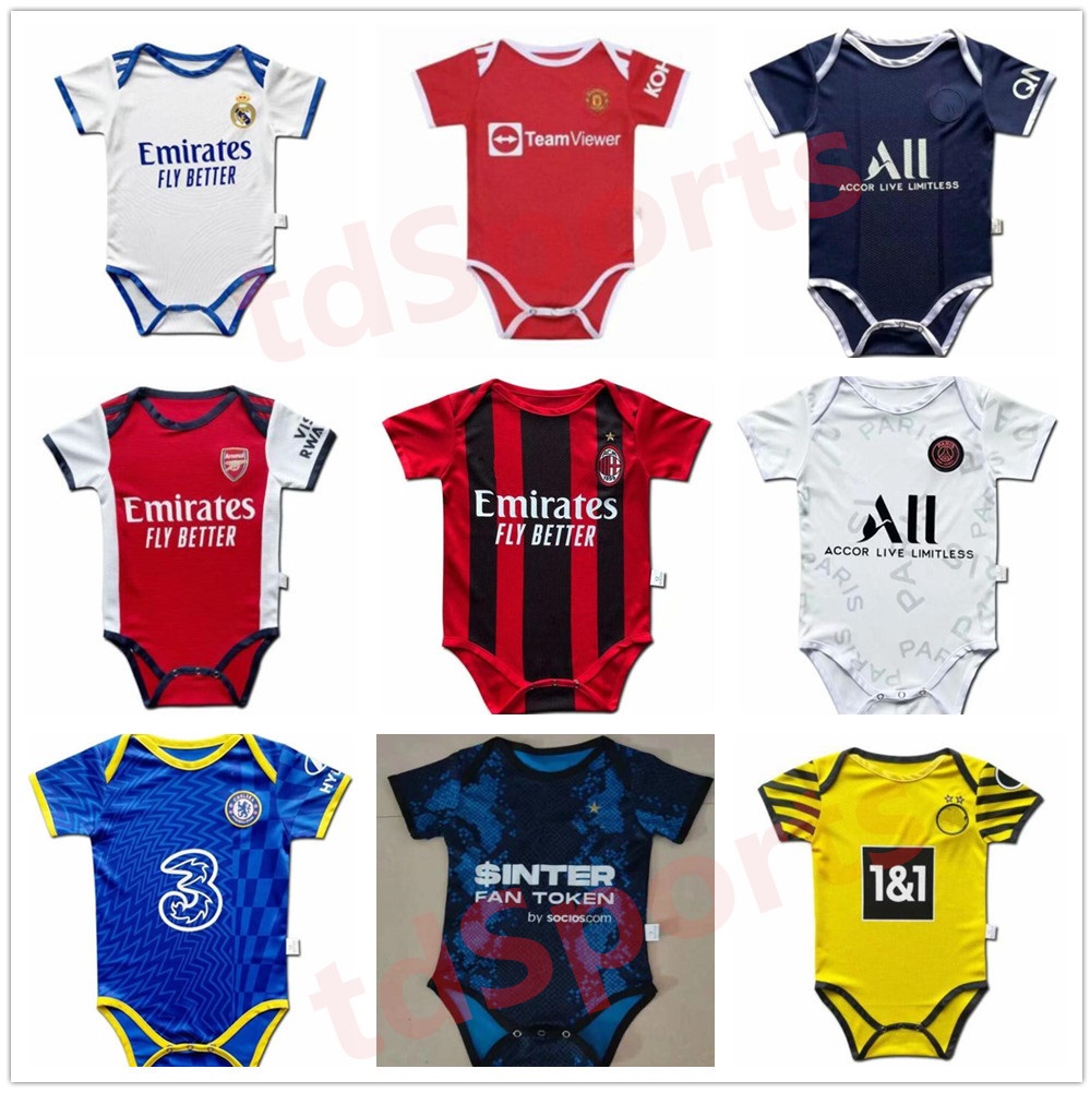 

21 22 child club ICARDI Mbappé soccer jersey 2021 2022 kane Messi HAZARD PEPE RASHFORD LUKAKU LAUTARO Football Baby modric 6-18 months BB fan jerseys, As shown in illustration