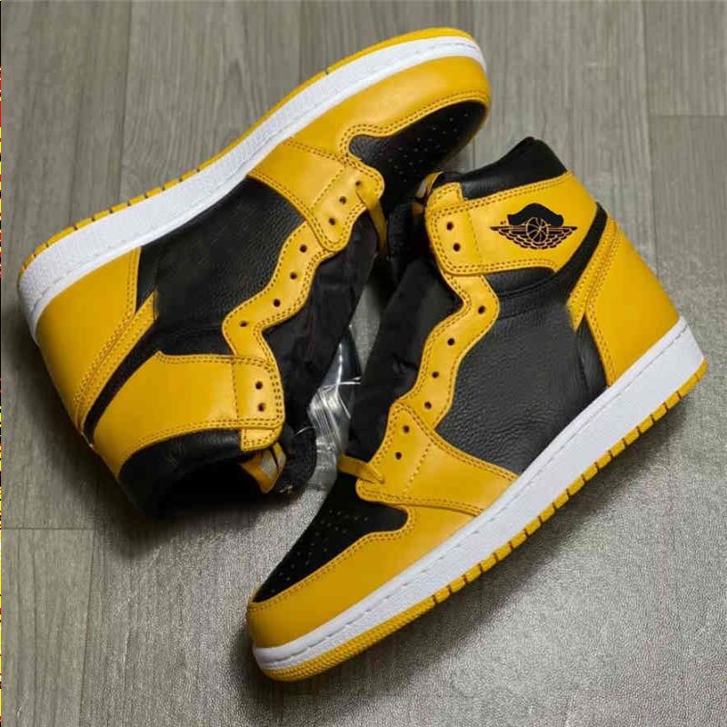 

Shoes Sneakers Pollen Electro Authentic Jumpman 1s 1 Basketball scotts Sports Travis Royal University Blue UNC Hyper Orange Mens Retro Dodg, Black