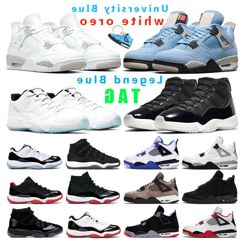 

Shoes basketball 4s jumpman 4 women White Oreo University Blue Legend Black Cat Fire Red 11s 25th Anniversary, 26 concord 45