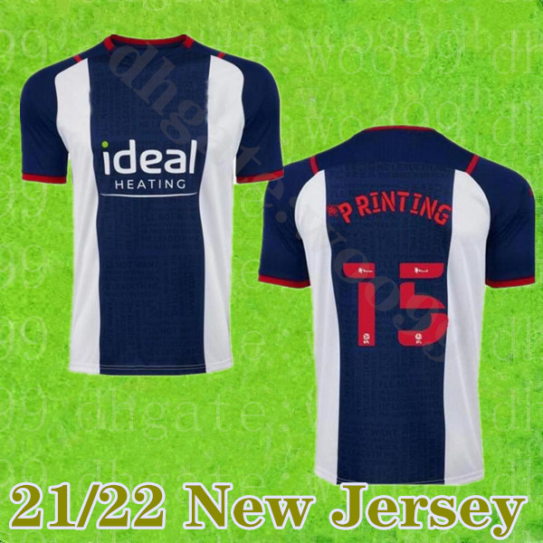 

21 22 West Soccer Jerseys LIVERMORE DIANG BRUNT Bromwich Albion home away 3RD 2021 2022 men and kids shirt football kit