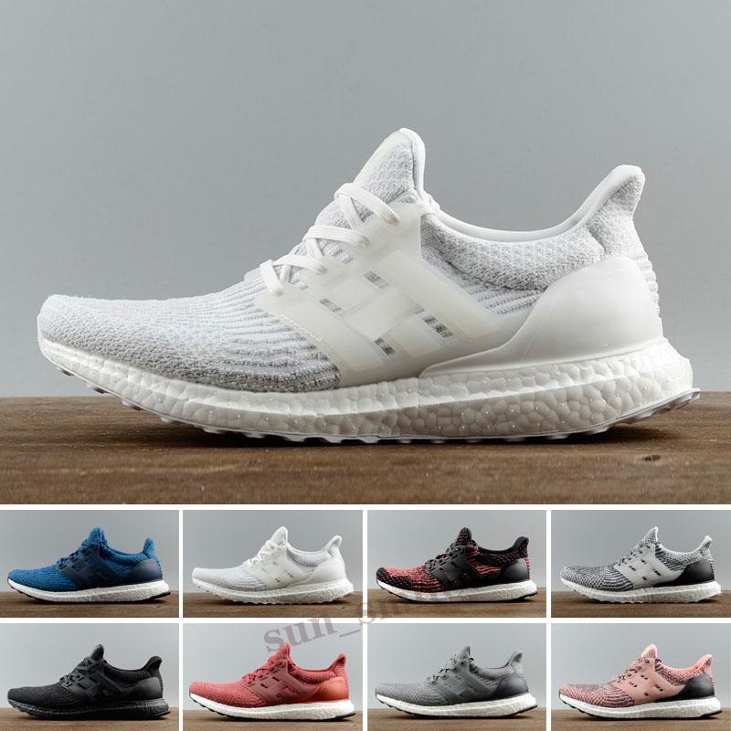 

Ultra Boosts Mens Running Shoes Ultraboost 20 Triple Black White Women Sneakers Barefoot Trainers 3.0 Walking Goodgoodsneakers Shoe Top New, Color 6