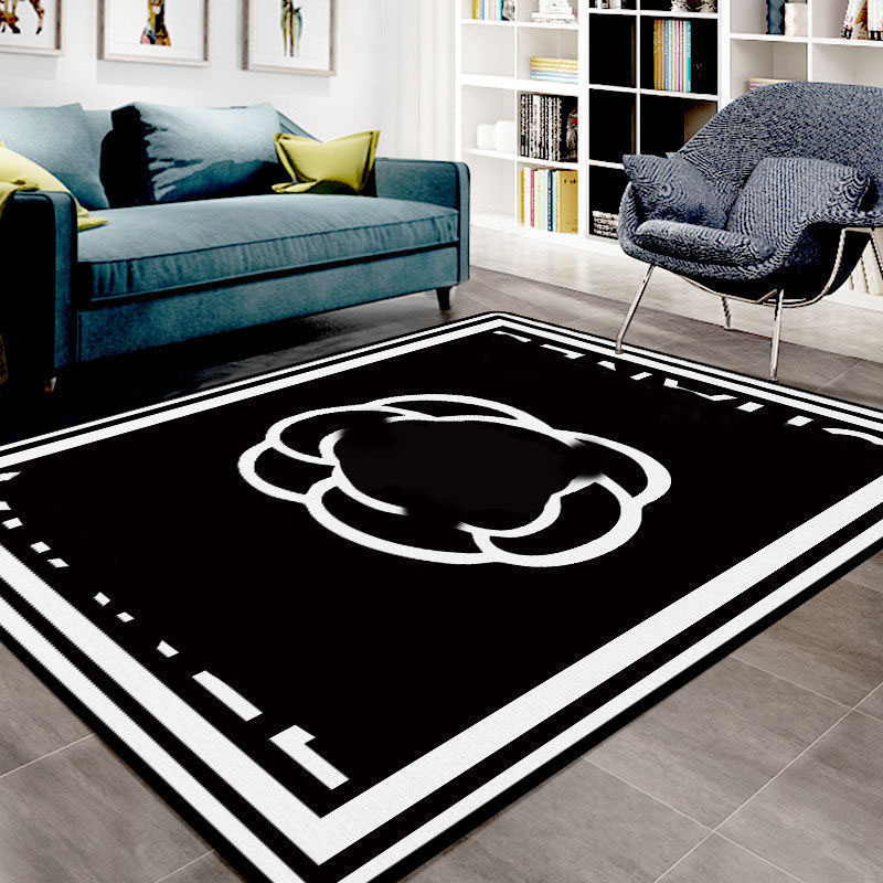 

Nordic style Designer Carpet 3D Printing Living Room Bedroom Fashion l0g0 Mat Floor Area Rug Chair Mats Non-slip Rugs, Style 9