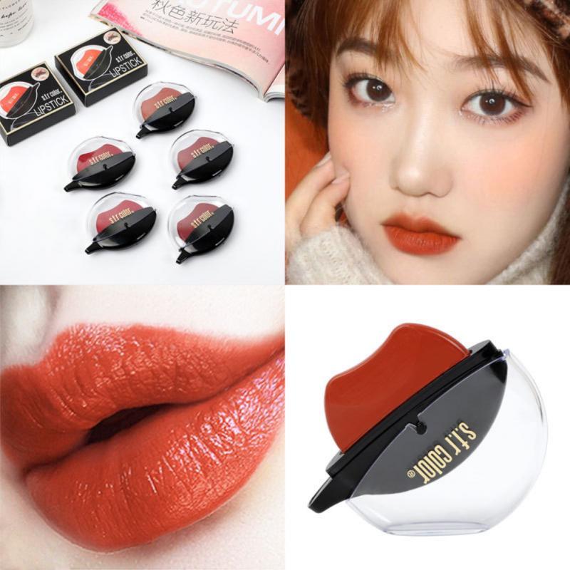 

Lip Gloss Lazy Population Sexy Red Lipstick Long Lasting Protable Moisturizing Makeup Cosmetic For Women TSLM1, 09