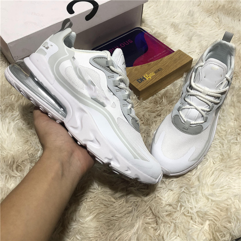 

2021 Top Quality Cushion Men Women 270 React Sports Running Shoes Mesh Cactus Trails Triple Black Bahuaus 27C Mens Womens Summer Outdoor Trainers Sneakers With Box, Customize