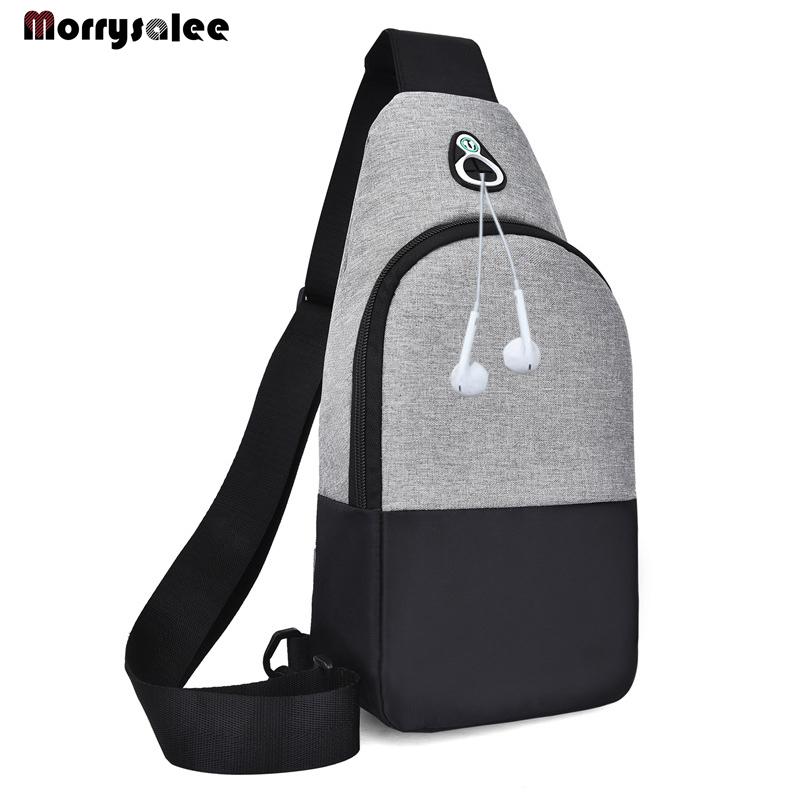 

Waist Bags Men's Messenger Multi-pocket Sling Shoulder Casual Chest Pack Travel Crossbody Male