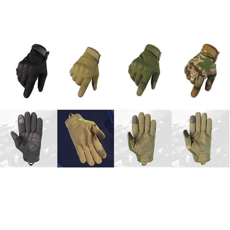 

Sports Gloves Breathable Motorcycle Racing Riding Touch Screen Men Biker, Black