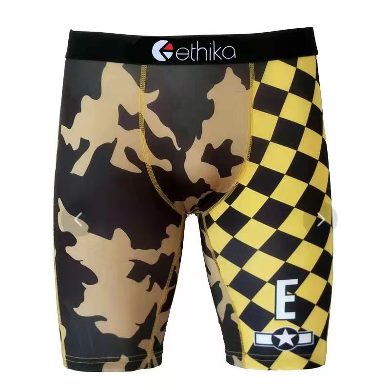 swimwears Ethika briefs men's unisex boxer shorts Breif pattern sports hip-hop rock consumer underwear skateboard street fashion stretch S-XL (