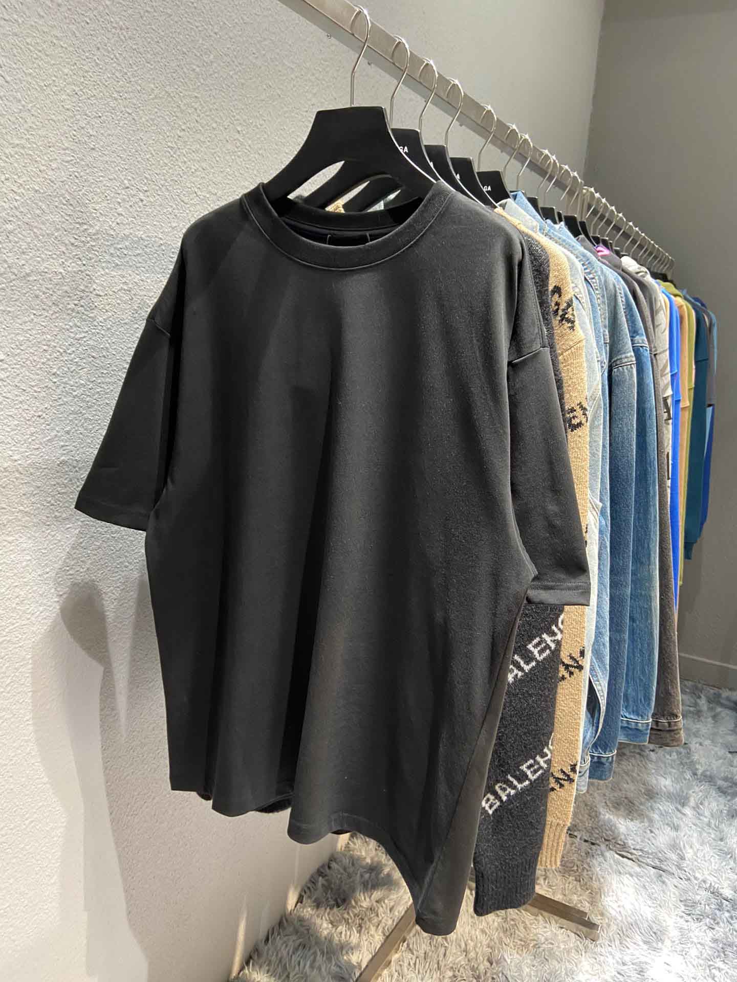 

2021ss spring and summer new high grade cotton printing short sleeve round neck panel T-Shirt Size: m--xl-xxl-xxxl Color: black white d321g43xG