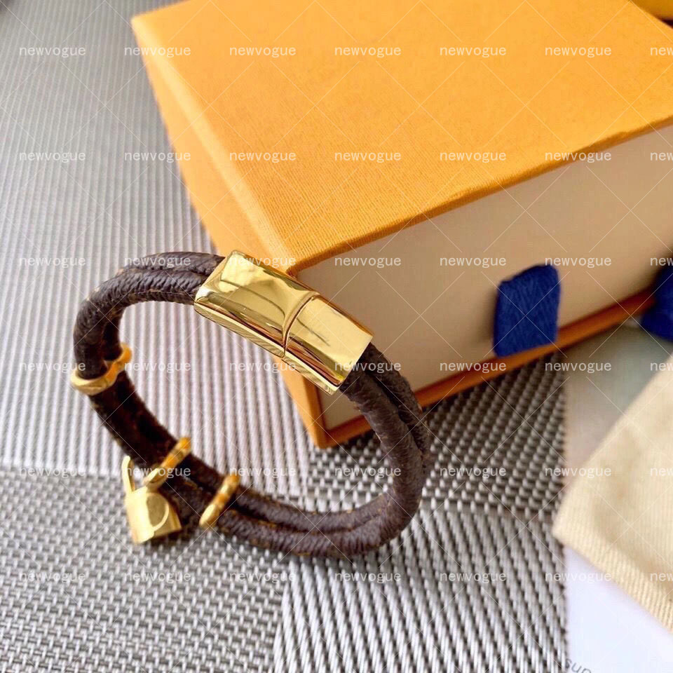 

brand luxury jewelry female designer leather bracelet high-end elegant fashion gift with logo and box