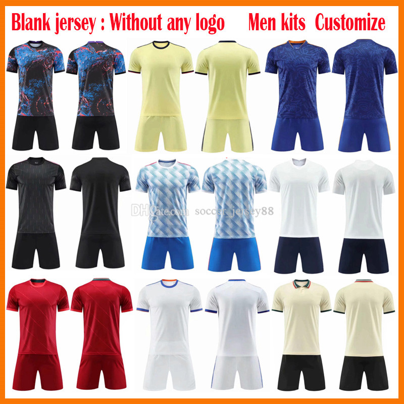 

2021 2022 Blank soccer jerseys Customize team picture Men kids kits 21 22 club football shirt 2021-22 jersey Camisa de futebol camiseta uniforms