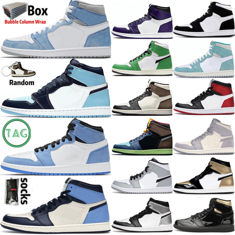 

2022 With Box Jumpman 1 1s OG Mens Basketball Shoes Electro Orange Pollen Hyper Royal University Blue Obsidian UNC Twist Dark Mocha Designer Sneakers Trainer, Other colors contact us