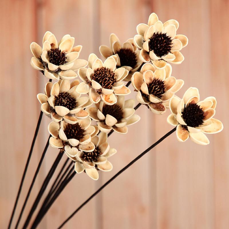 

Decorative Flowers & Wreaths Handmade Natural Dry Flower Household Accessories Artificial Branches For Living Room