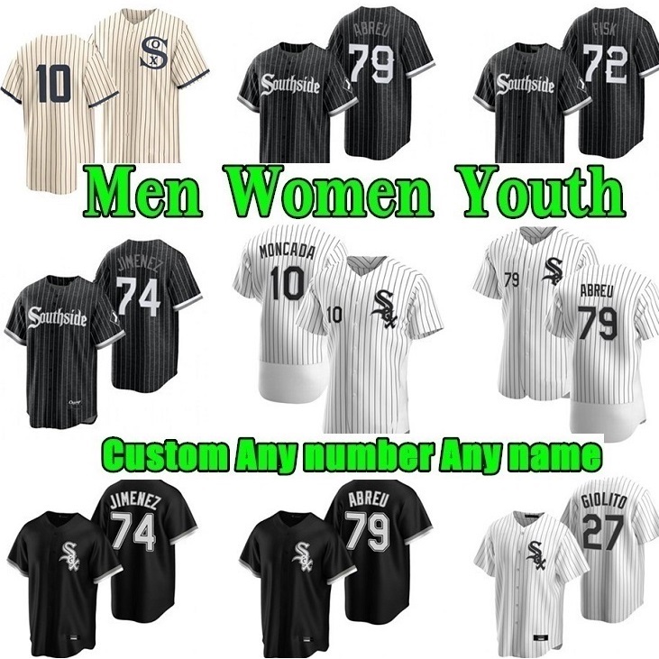 

Chicago Men Women Youth White Sox 2021 City Connect Southside Jerseys Craig Kimbrel Gavin Sheets Jose Abreu Tim Anderson Moncada Eloy Jimenez Lynn Luis Robert Kopech, As shown in illustration