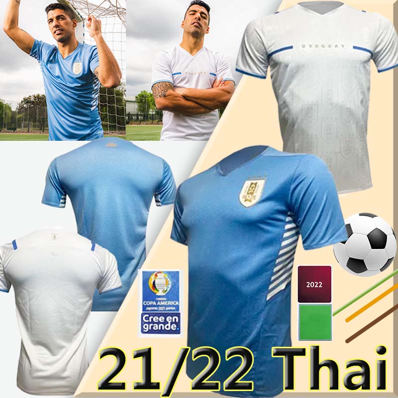 

21/22 Copa America Uruguay soccer jerseys 2021 2022 Home away L.suarez E.cavani F. Valverde Shirt N. Nández J.M.Giménez De La Cruz National Team D.GODIN Men Football Uniforms, Uruguay 21/22 away