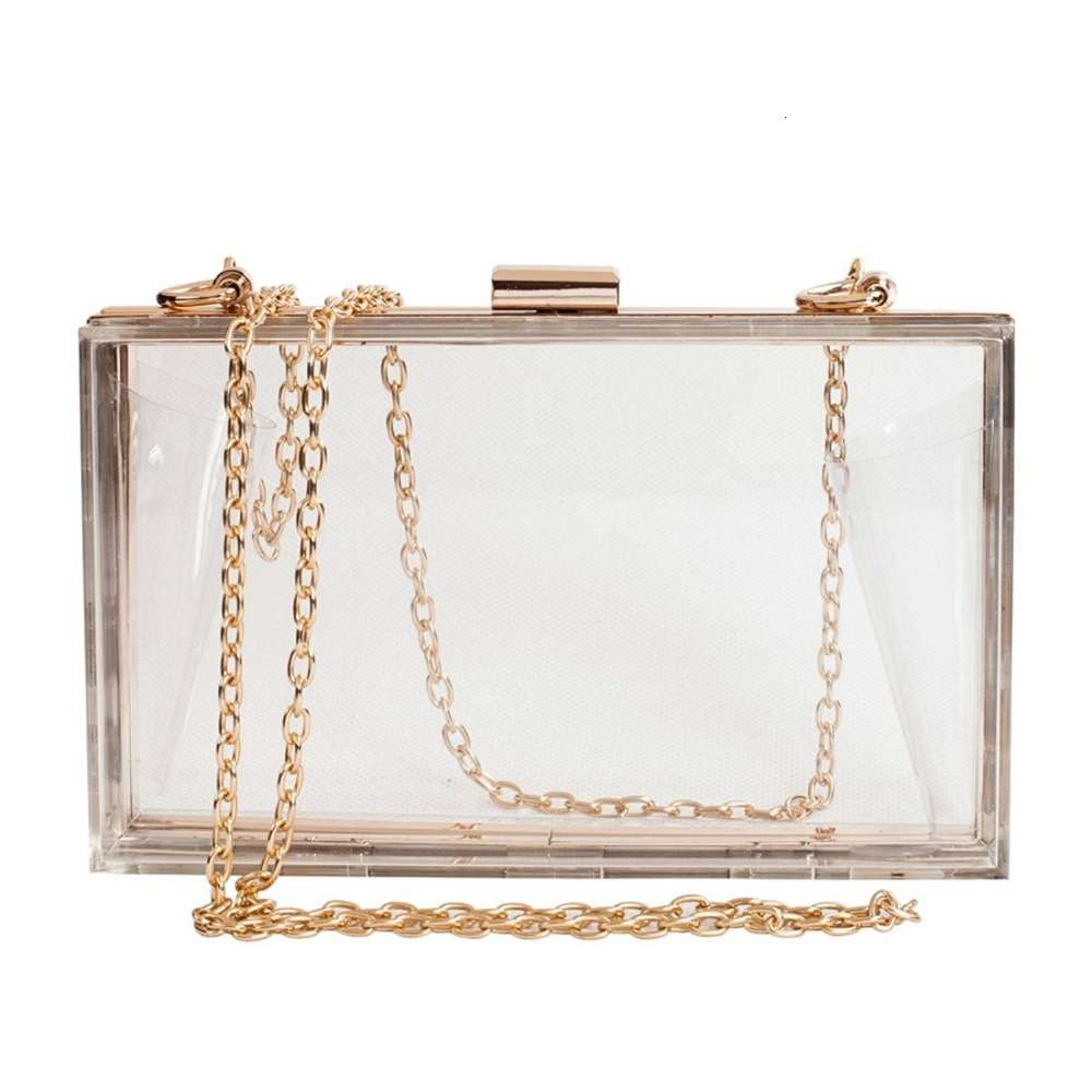 

Good Quality Clear Acrylic Clutch Bag Women Cute Handbag Stadium Approved Crossbody Evening Ladies Purse Factory Price