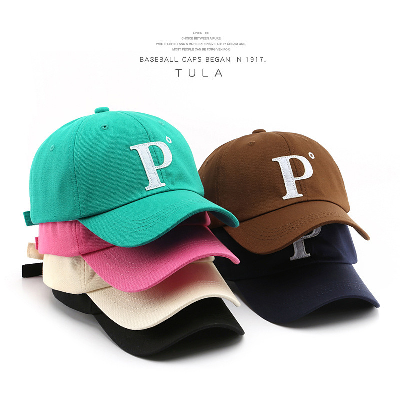 

Japanese Female Korean Style Retro Alphabet Embroidered Peaked Cap Internet Celebrity Street Leisure Male Baseball Cap Student Couple Hat No, Box