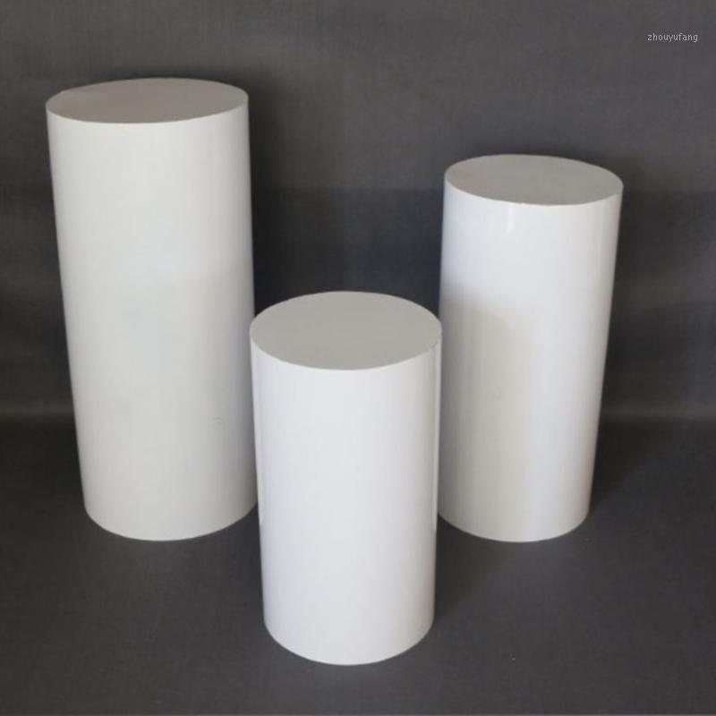 

Other Festive & Party Supplies 2022 White 3pcs Round Cake Stand Iron Dessert Table Welcome Wedding Decoration Plinth