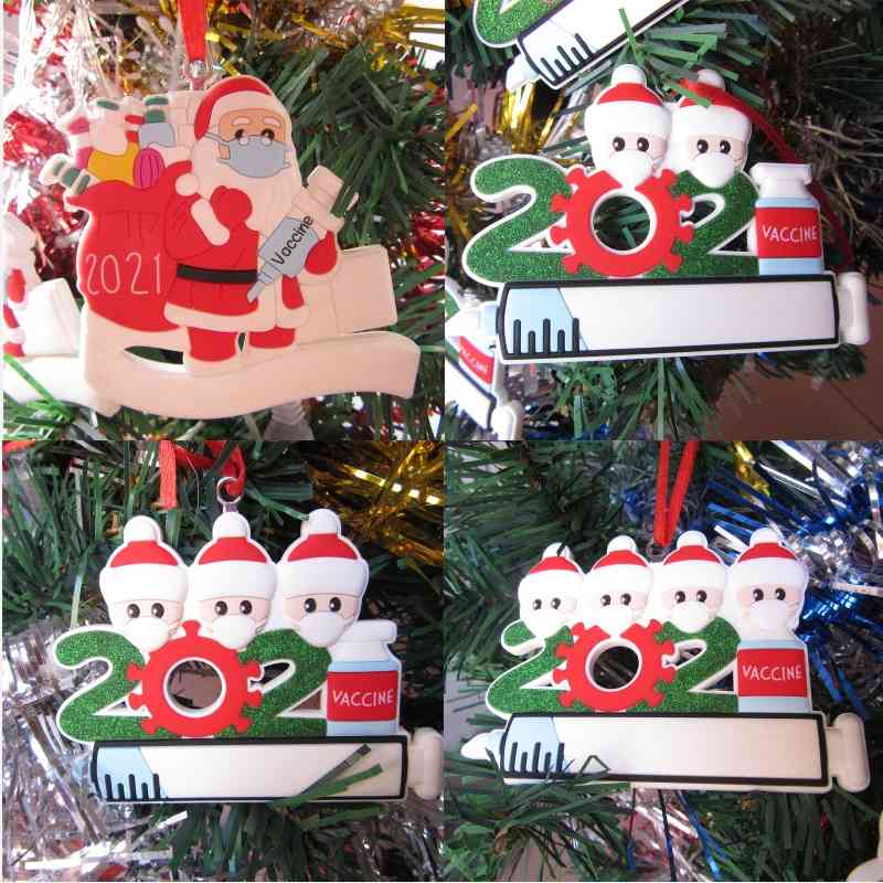 

soft glue 2021 Santa Claus dropper pendant PVC Christmas Snowman Pendant