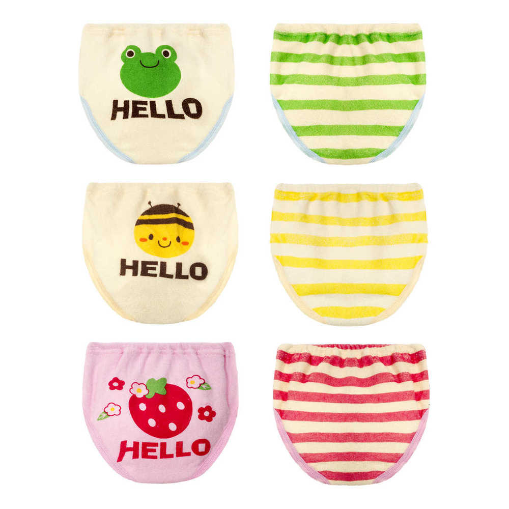 

Zhuoyang 6-layer baby study pants children's practice cartoon diaper training underwear 114A, Camo