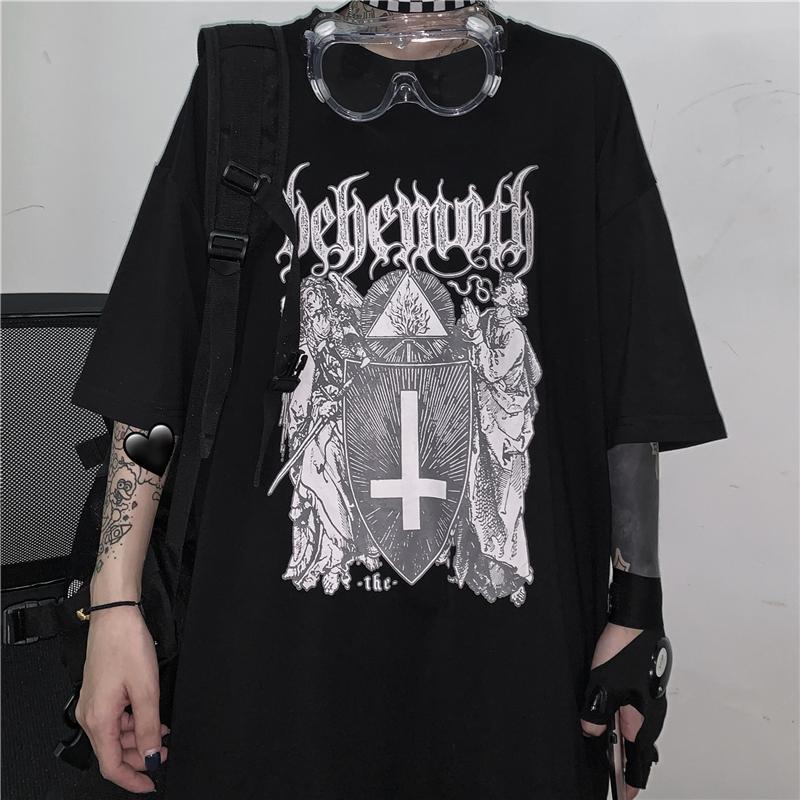 

Women' T-Shirt Camisetas Femininas Estampa De Halloween, Camiseta Feminina Manga Curta Folgada Anime Kawaii Y2k Harajuku