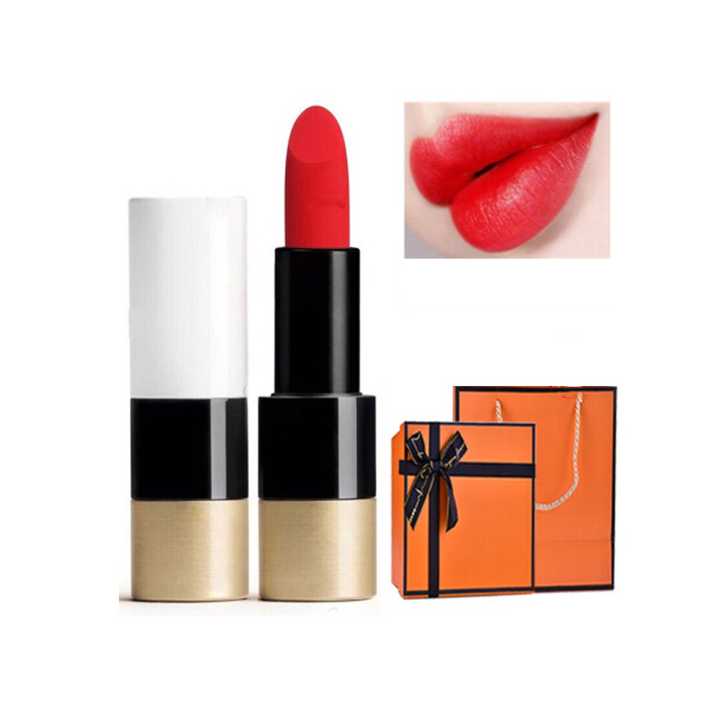 

EPACK Satin Lipstick Rouge Matte Lipstick Made In Italy 3.5g Rouge A Levres Mat 8 Color With Handbag Dropshipping 18colors TOP Quality, Customize