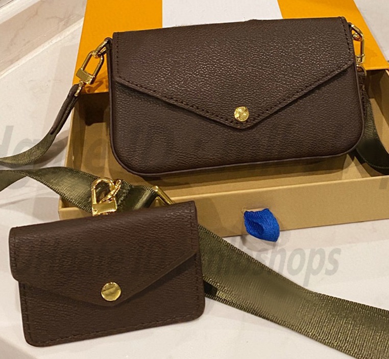 

Fashion womens Top quality Luxurys L designers Shoulder Bags Handbags wallet Cross Body Two-piece suit Clutch Bag Totes CrossBody 2021 Handbag purses Best-selling, No bags