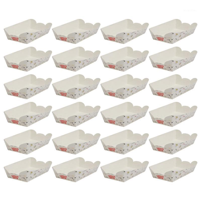 

Gift Wrap 100pcs Disposable Snack Packing Boxes Paper Chips