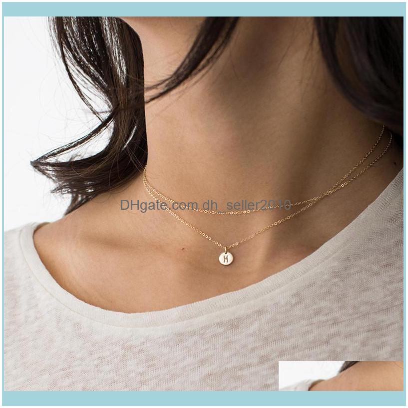 

Necklaces & Pendants Jewelryhandmade Custom Made Letter Pendant Dainty Personal Choker Necklace Bridesmaid Gift For Women Jewelry Chokers Dr