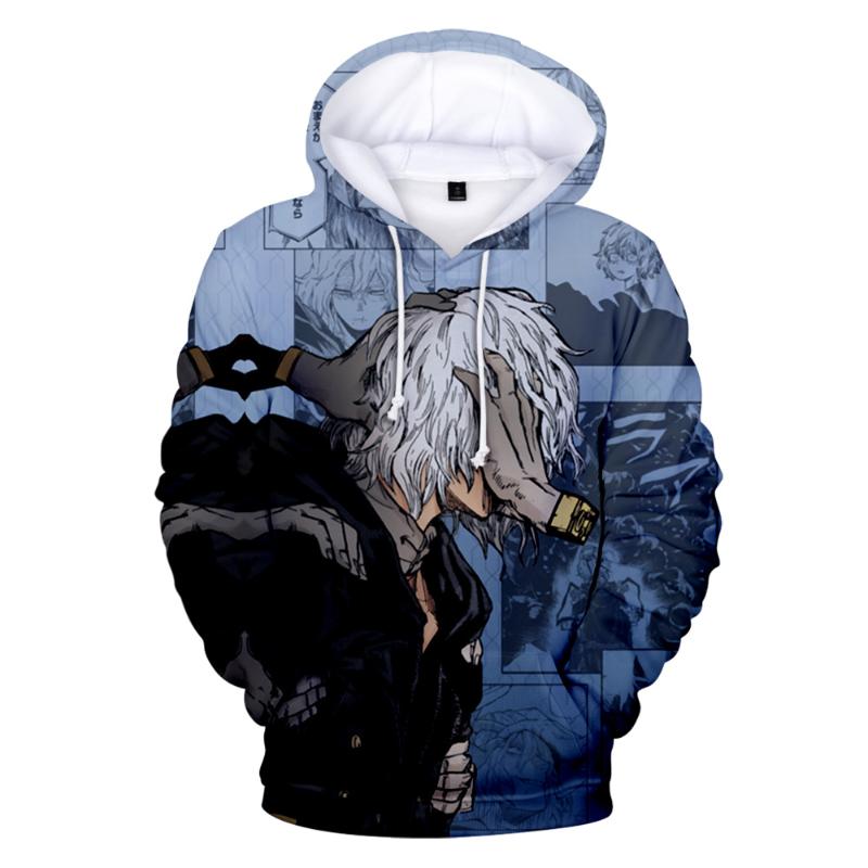 

Men's Hoodies & Sweatshirts My Hero Academia Shigaraki Tomura 3D Print Fashion Fall Winer Suit Sportswear Hooded Women/Men Youthful The, Black