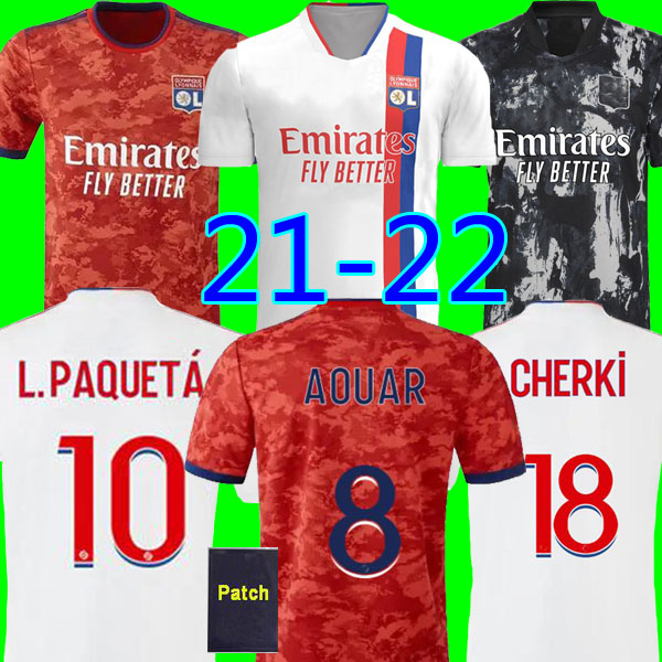 

21 22 Maillot de foot Lyon Soccer Jerseys CHERKI third 2021 2022 Olympique Lyonnais L.PAQUETA OL AOUAR TOKO EKAMBI Football Shirts BRUNO G tops Mens Jersey Kids Kits, Kids away