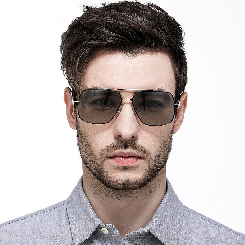

Photochromic Sunglasses Men Polarized Sun Glasses For Man HD Driving Driver'S Goggles UV400 Chameleon Light-Colored Lens Oculos