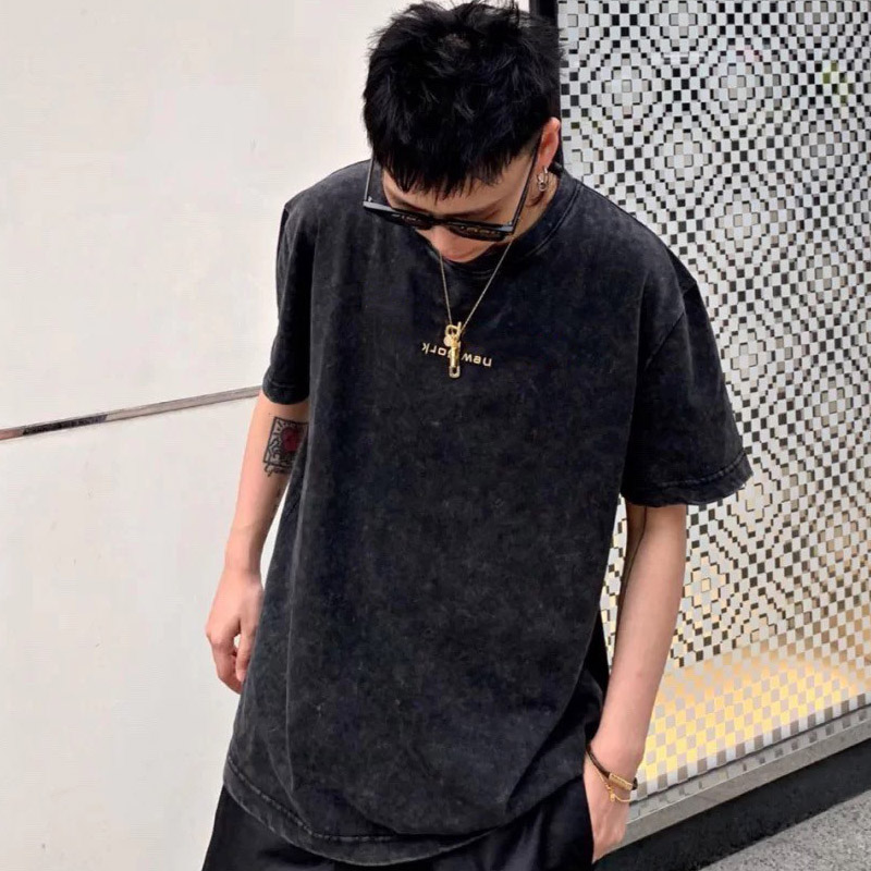 

High Quality Summer Fashion Matcha Green Peach Pink T-shirt Top Men Women Sport Cotton T Shirt Casual Tee s9eR#, Gray;blue