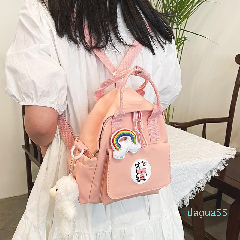 

Women Mini Anti-theft Children's Bag Kawaii Girl Female, Black cow