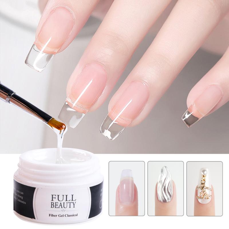 

Nail Gel 15ml For Extension Nude Clear White UV Builder Semipermanent Polish Broken Repair Manicure Tools LY1623, 1623-03