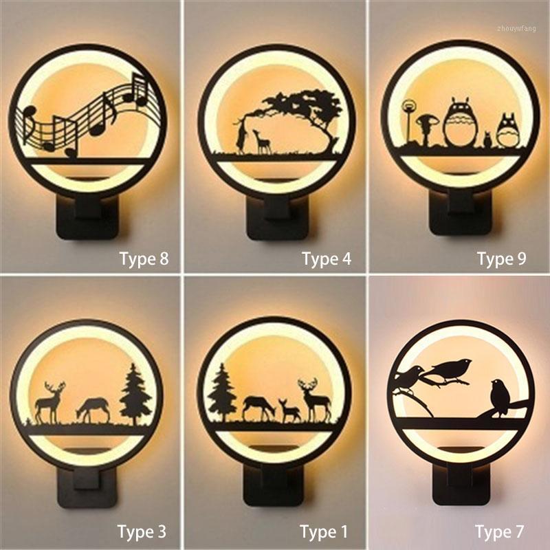 

Wall Lamp Bedside Lights Modern Lamps For Bedroom Living Room Kitchen Indoor Deco Lighting Aisle Sconces 12W