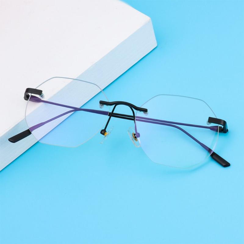 

Sunglasses Men Women Portable Ultra Light Eye Protection Optical Frame Anti-Blue Glasses Metal Eyeglasses Computer Goggles