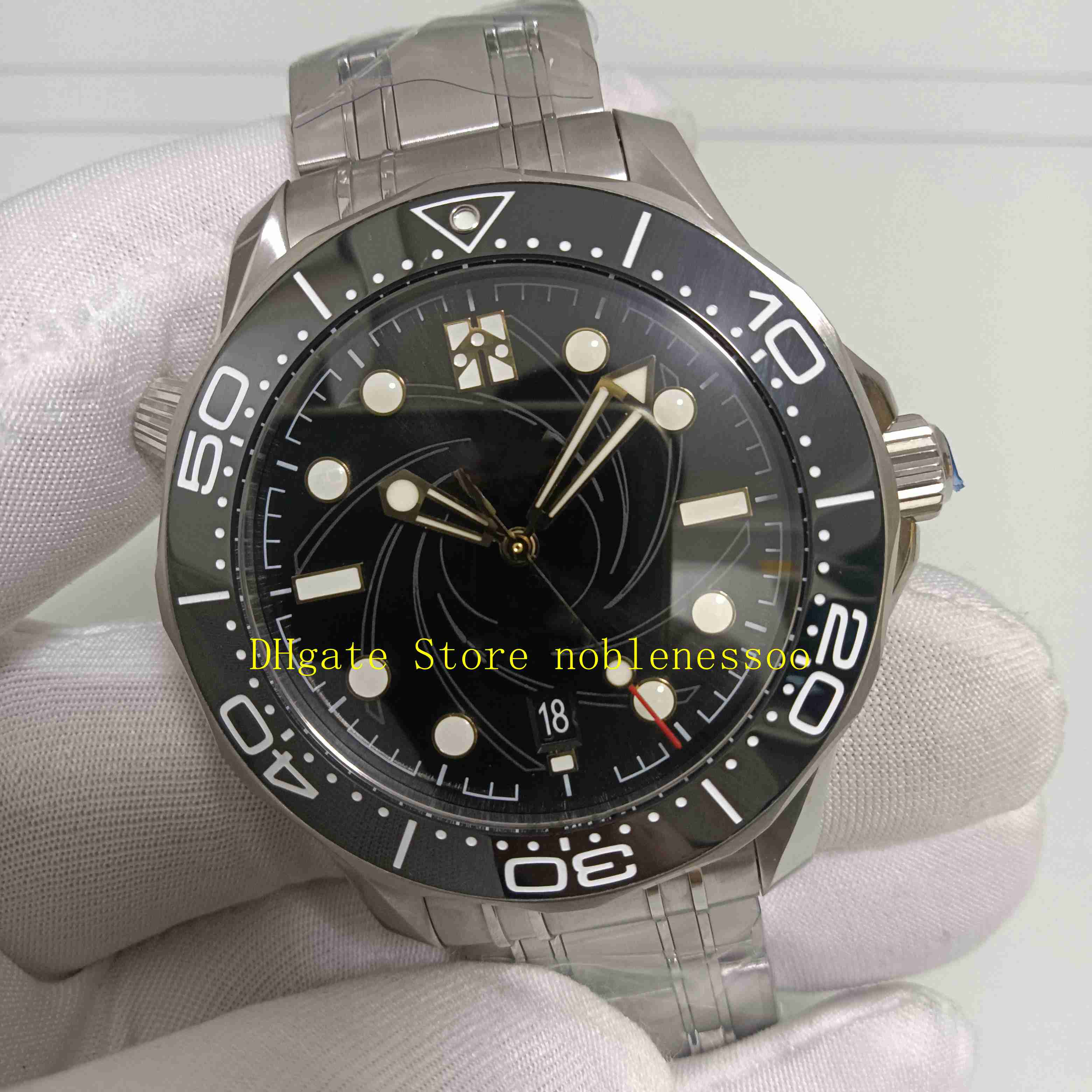 

2 Style Real Photo VS Factory 007 Cal. 8800 Automatic Watch 42mm Men Dive 300M 50 Years Anniversary Ceramic Bezel Stainless Steel Bracelet Mens VSF Mechanical Watches, Only original box