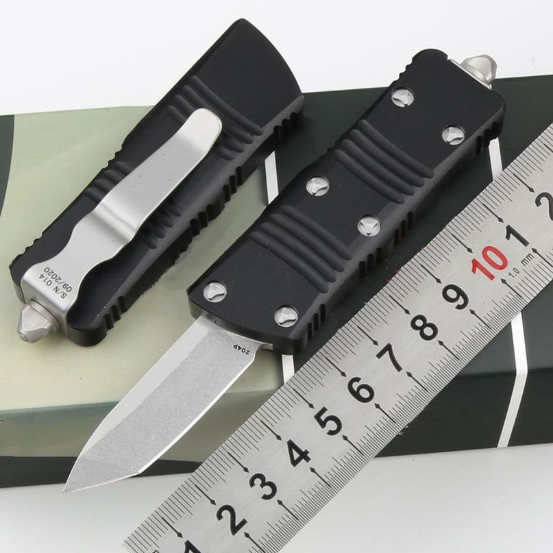 

Mini Combat dragon dual action tanto D2 stonewashed autotf knife Pocket Survival hunting camping Xmas gift knives for man Cik