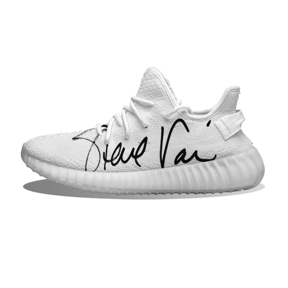 

Wholesale Custom Running Shoes Music Band Logo Vai Steve fun printing men's women's fashion shoelaces customized leisure outdoor s