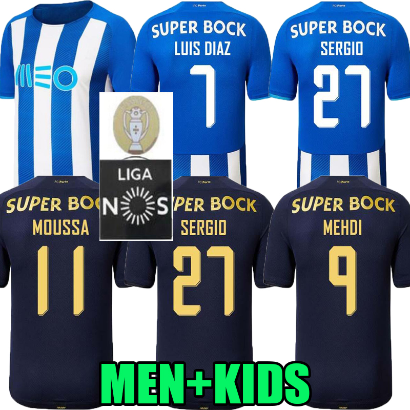 

20 21 22 Porto fc home away third soccer jersey PEPE ABOUBAKAR MAREGA NAKAJIMA MARCANO 2020 2021 2022 Futebol Clube men kids kit uniforms Football shirt, 2021;home