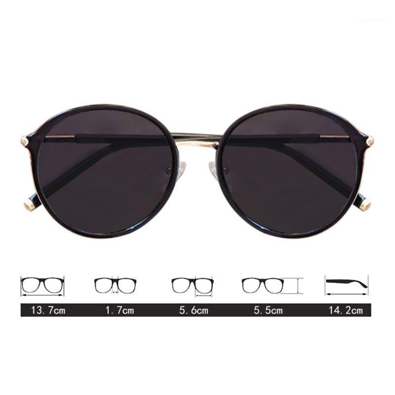

Sunglasses Retro Women Fashion Wild Round Frame Polarized Sun Glasses 2XPC
