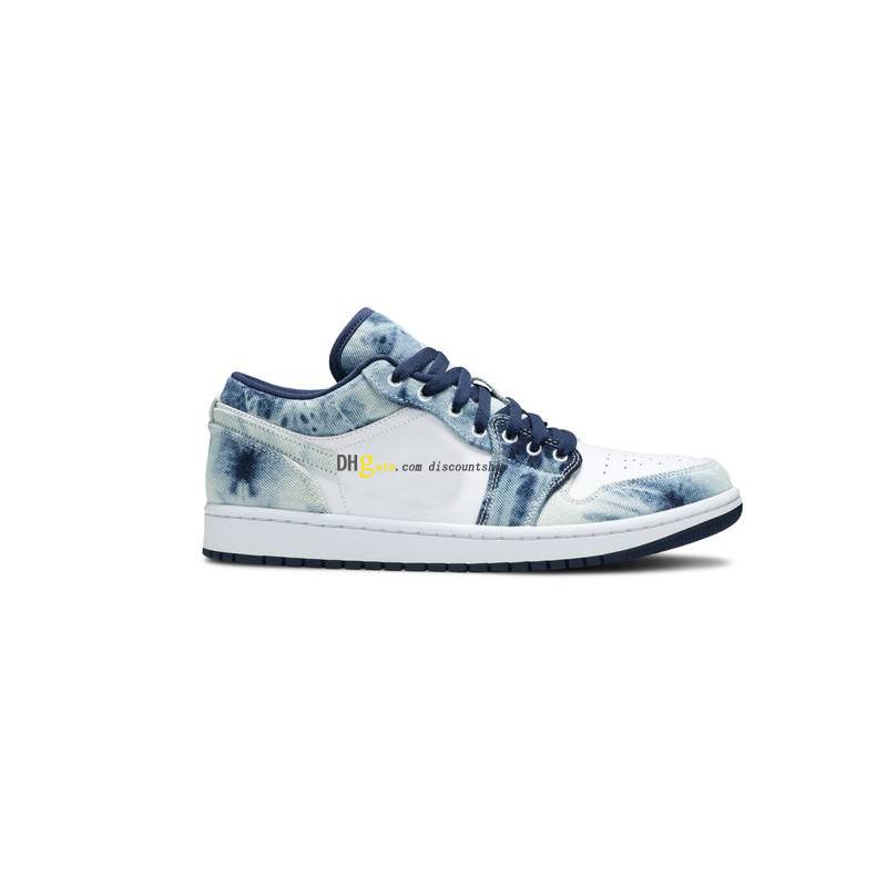 

1 Low SE Washed Denim Basketball shoes 1s shoe Sneakers CZ8455 100, 553558 125