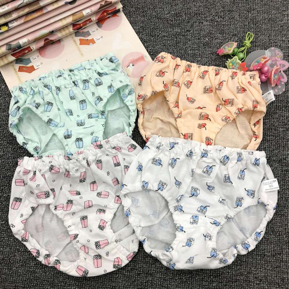 

Children's bread pes cotton printed girl's briefs baby's underwear, Camo