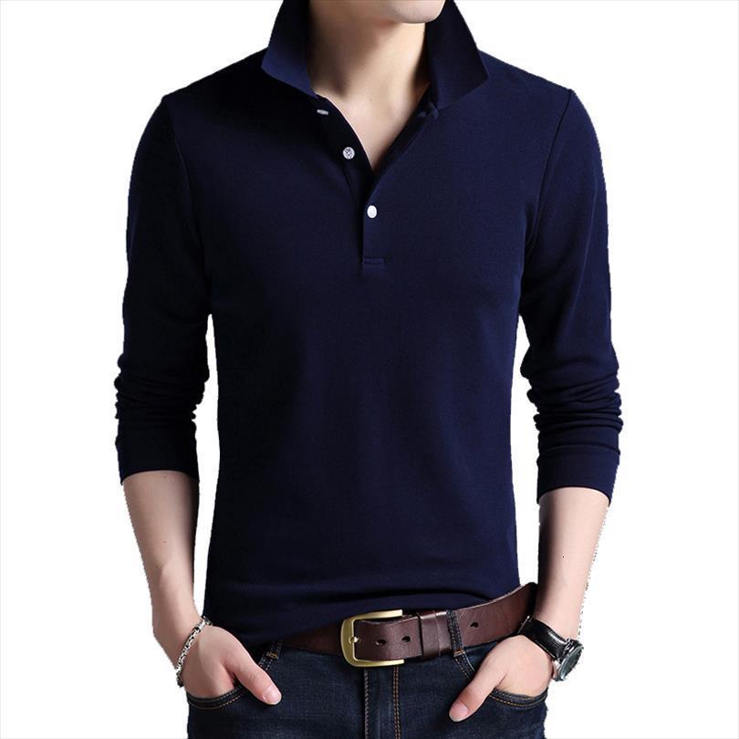 

casual shirt brands men polo preppy style long sleeve solid color cotton plus size teenage clothes, White;black